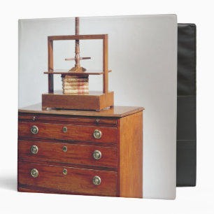Classeur Petit coffre des tiroirs d'acajou par Sheraton