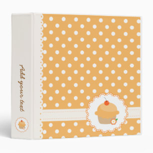 Classeur Petit gâteau orange de pois