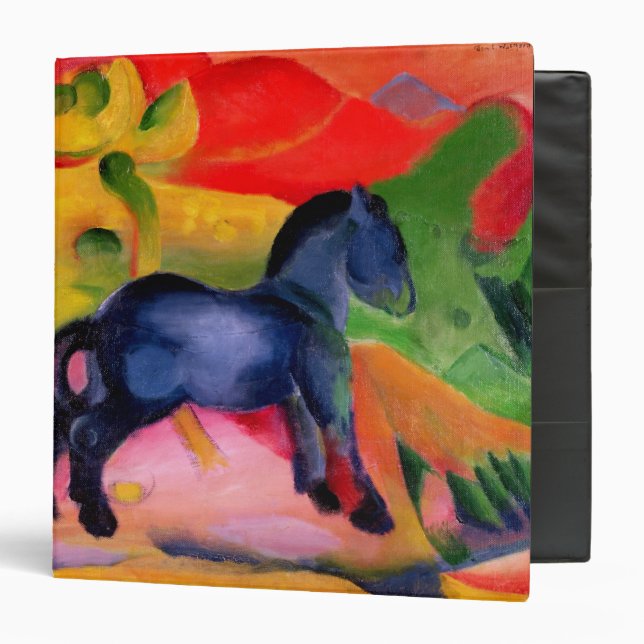 Classeur Petit Horse bleu, 1912 (Devant/Intérieur)