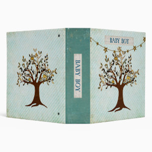 Classeur Petit livre de bébé d'arbre d'oiseaux