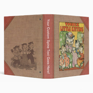 Classeur Petit style de couverture de vieux livre de
