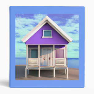 Classeur Petite cabane de plage sur le sable