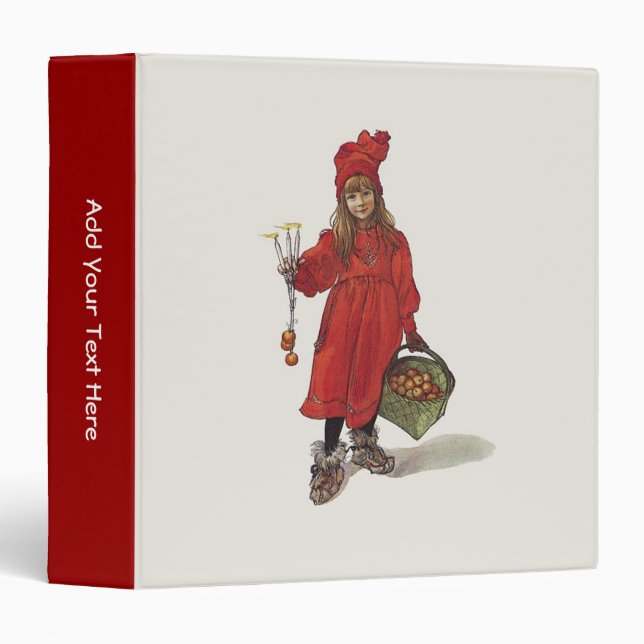 Classeur Petite fille suédoise de Carl Larsson : Brita (Devant/Côté)