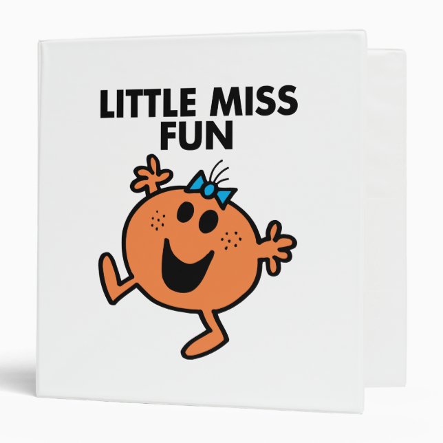 Classeur Petite Miss Fun Waving Joyeusement (Devant/Intérieur)