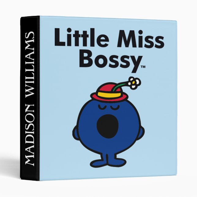 Classeur Petite Miss | Little Miss Bossy is So Bossy (Devant/Côté)