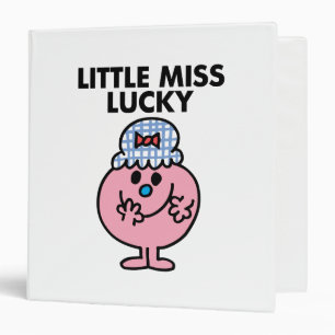 Classeur Petite Miss Lucky Cachant Sa Bouche