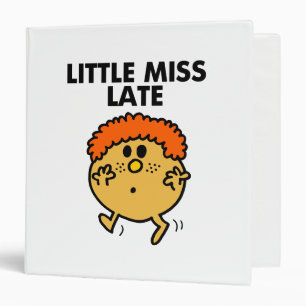 Classeur Petite Miss Tard Lettres noires