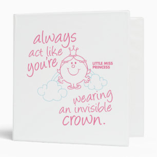 Classeur Petite Mlle Princesse   Couronne invisible