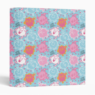 Classeur Petite Mlle Princesse Joli Motif rose et bleu