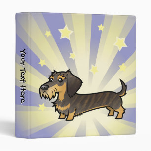 Classeur Peu de teckel d'étoile (wirehair)