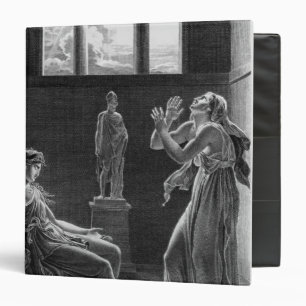 Classeur Phaedra et Oenone, illustration de l'acte I