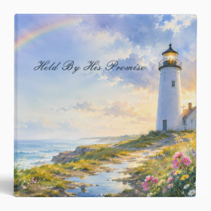 Classeur Phare Arc-en-Ciel Aquarelle Côtière