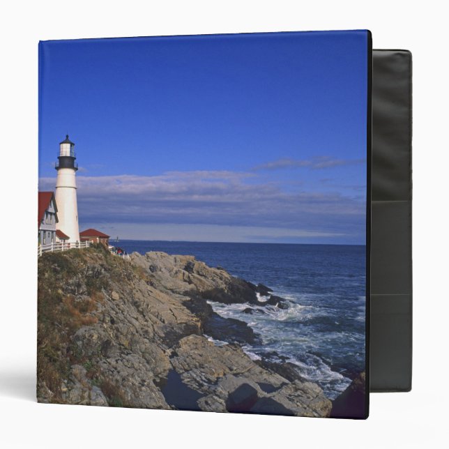 Classeur Phare de Portland Head Maine (Devant/Intérieur)