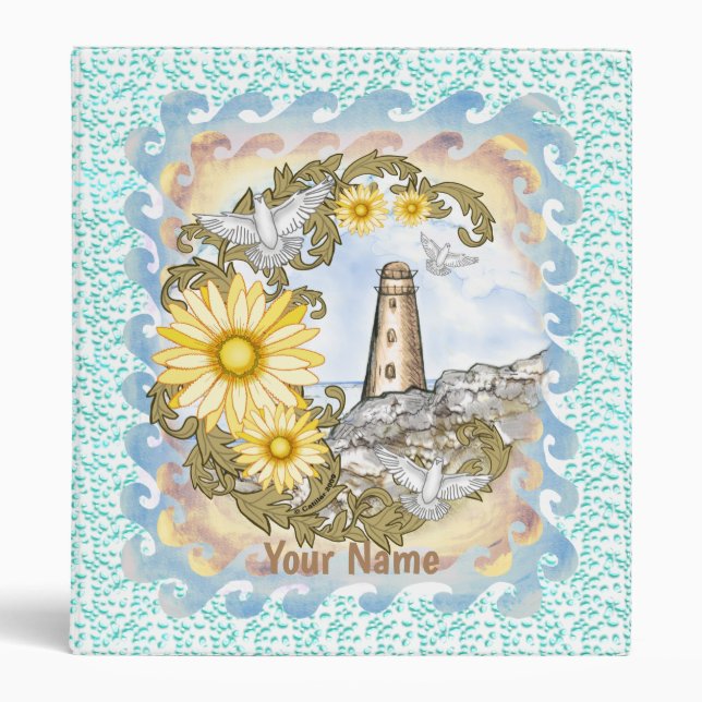 Classeur Phare Jaune Daisy (Devant)