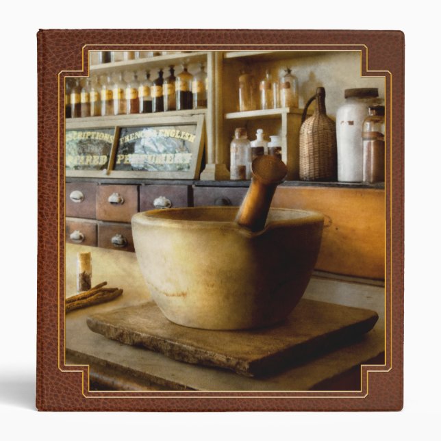 Classeur Pharmacie - La source de mes maux de tête (Devant)