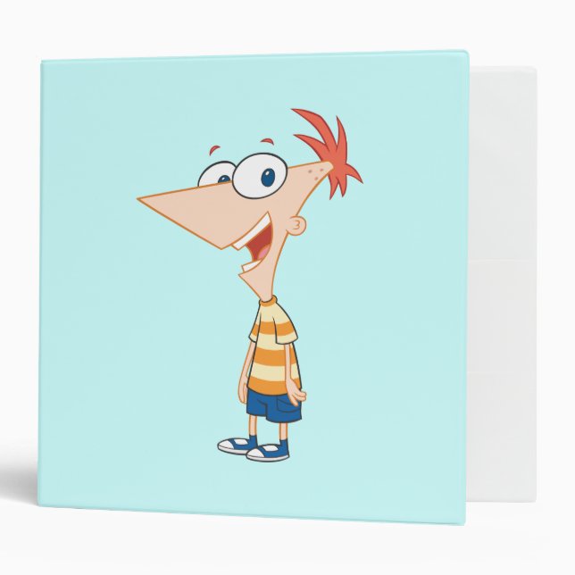 Classeur Phineas Pose (Devant/intérieur)