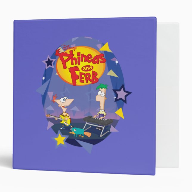 Classeur Phinées et Ferb 1 (Devant/intérieur)