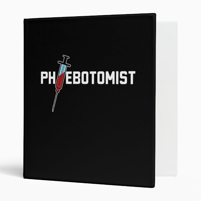 Classeur Phlebotomie phlébotomiste (Devant/intérieur)