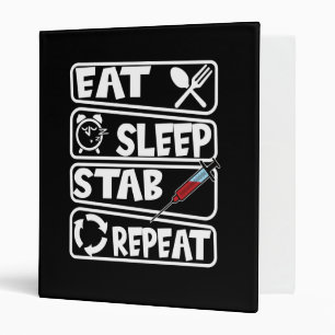 Classeur Phlebotomiste Manger Sleep Stab Répéter