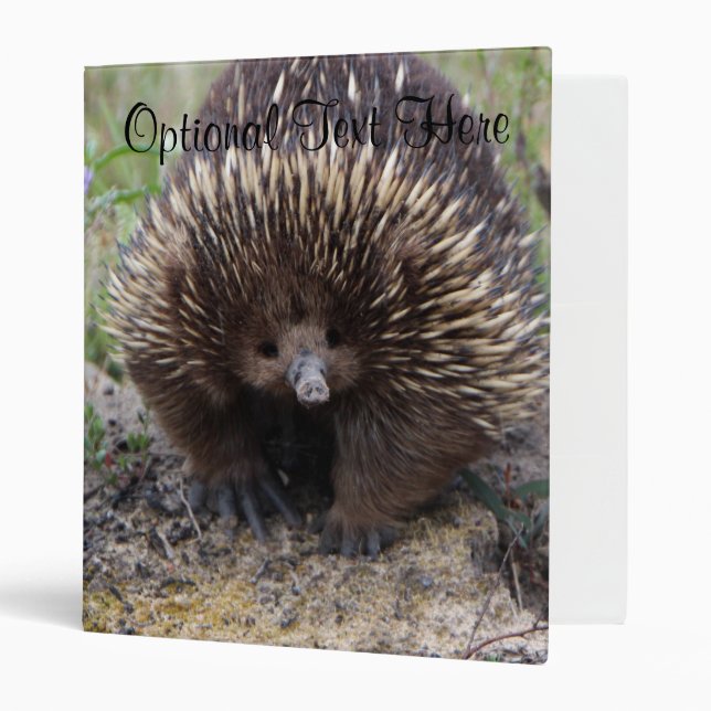 Classeur Photo animale mignonne d'Echidna australien (Devant/intérieur)