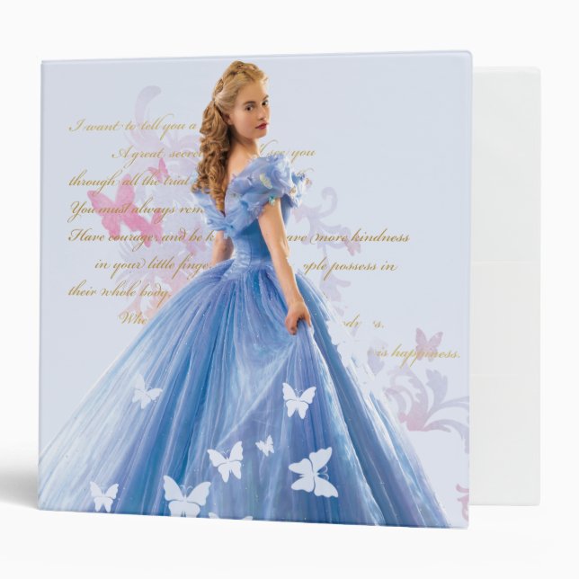 Classeur Photo Cendrillon Avec Lettre (Devant/intérieur)