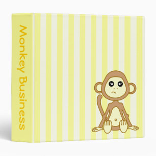 Classeur Photo d'affaires de singe/classeur d'école