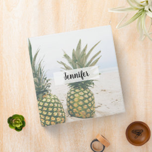 Classeur Photo de 2 ananas sur une plage