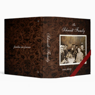 Classeur Photo de famille faite sur commande/histoire 1,5"