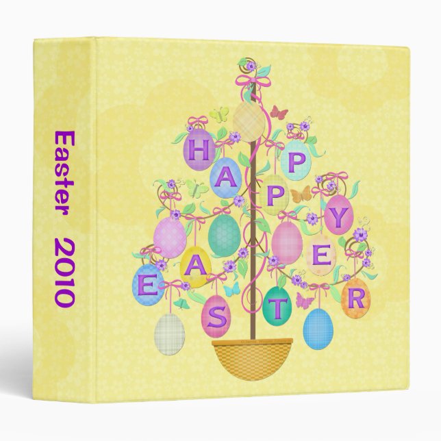 Classeur Photo de Pâques/classeur faits sur commande (Devant/Côté)