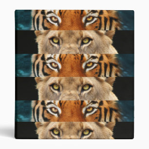Classeur Photo de yeux de tigre et de lion
