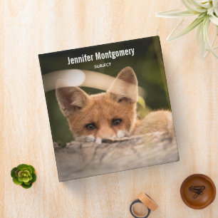 Classeur Photo d'un petit renard orange mignon