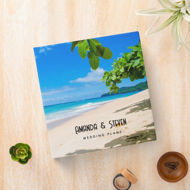 Classeur Photo d'un projet de mariage Sunny Tropical Beach (In Situ)