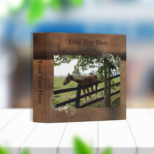 Classeur Photo en cuir Faux personnalisable