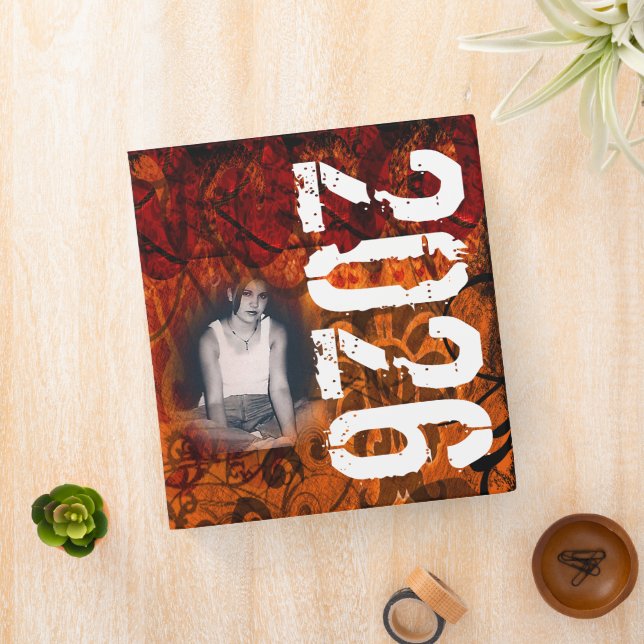 Classeur photo Grunge Damask (In Situ)