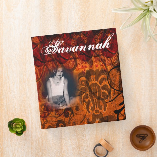 Classeur photo Grunge Damask (In Situ)