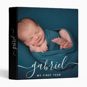 Classeur Photo personnalisée Nom du bébé Modèle Baby person