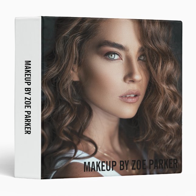 Classeur Photographie du portfolio d'artistes maquillage en (Devant/Côté)