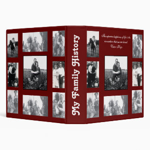 Classeur Photos de famille Aimer Citation Mon histoire de f