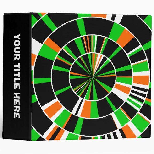 Classeur Pi Abstrait 06 (2 po) (Devant/Côté)