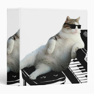 Classeur Pianiste de chat aveugle