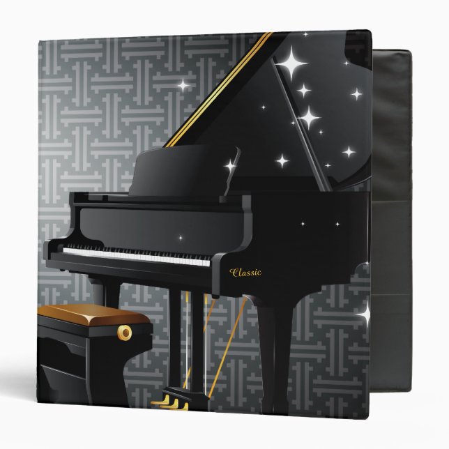 Classeur Piano à queue (Devant/Intérieur)