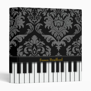 Classeur Piano (Damask Print)