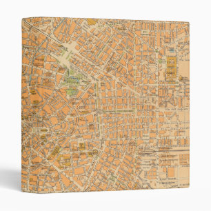 Classeur Pianta di Milano - Carte de Milan, Italie