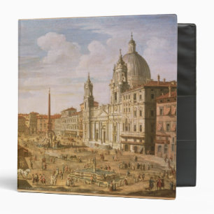 Classeur Piazza Navona, Rome, semblant du sud vers Palazzo