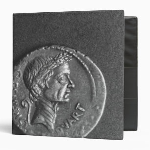 Classeur Pièce de monnaie avec un portrait de Jules César