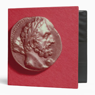Classeur Pièce de monnaie Punic soutenant la tête de
