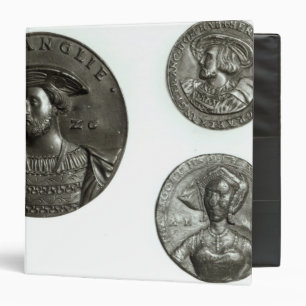 Classeur Pièces de monnaie dépeignant Henry VIII et Anne