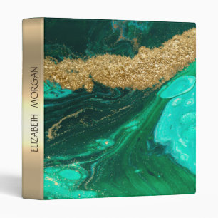 Classeur Pierre de granit de marbre vert Cool, Paillettes d