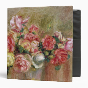 Classeur Pierre roses de Renoir un dans un vase à Sevres