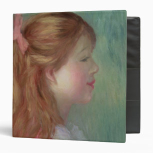 Classeur Pierre une jeune fille de Renoir avec de longs